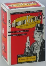 Solomon Grundy Medium Dry White Wines Kit 30 bottle