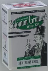 Solomon Grundy Medium Dry White Wines Kit 6 bottle