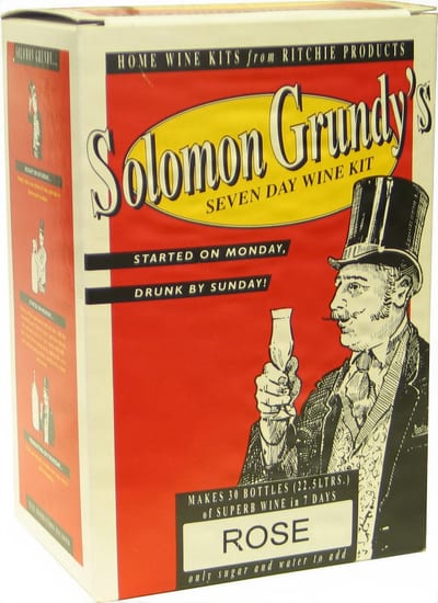 Solomon Grundy Rose Wines Kit 30 bottle