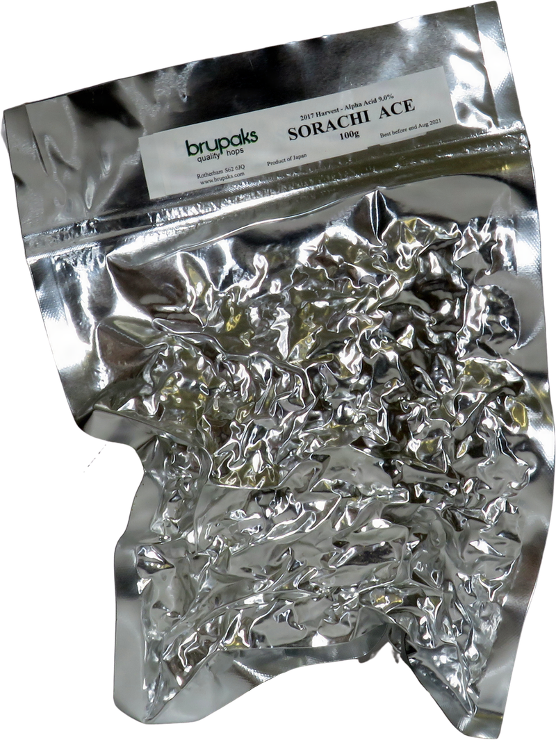 Brupaks Vacuum Packed Hops Sorachi Ace (USA) 100 g