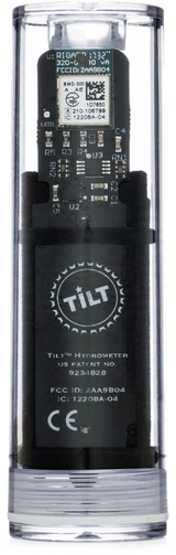 Tilt Hydrometer and Thermometer [Black]