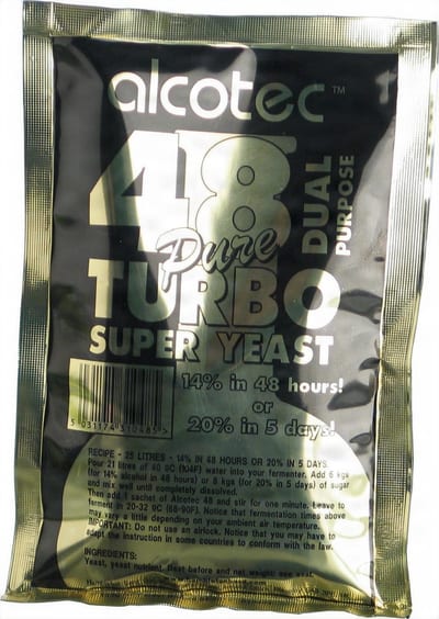 Alcotec Turbo Yeast 48 Dual Turbo Yeast