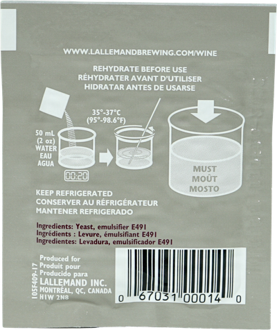 Lalvin Wine Yeast RC212 5 g