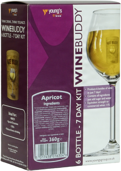 WineBuddy Country Apricot Wines Kit 370 g