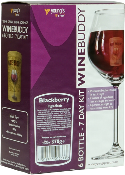 WineBuddy Country Blackberry Wines Kit 370 g