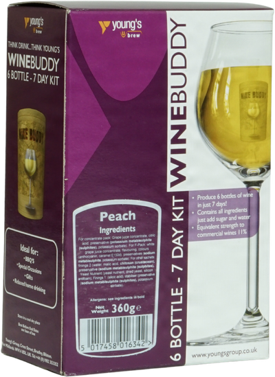 WineBuddy Country Peach Wines Kit 370 g