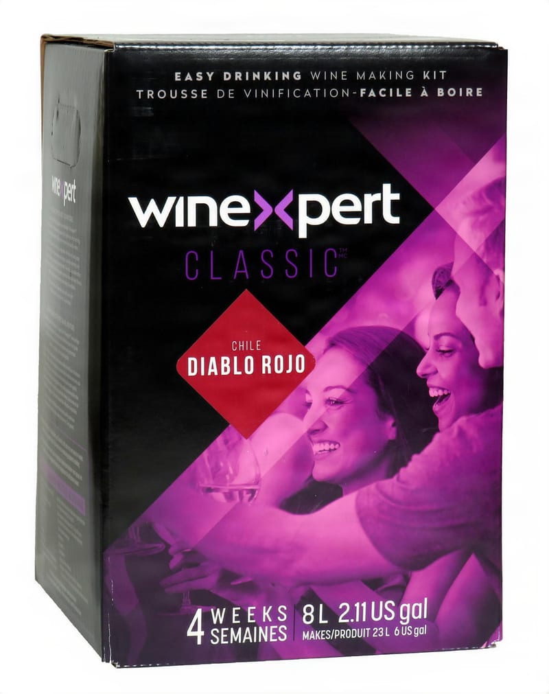 Winexpert Classic Chilean Diabolo Rojo Wines Kit 30 bottle
