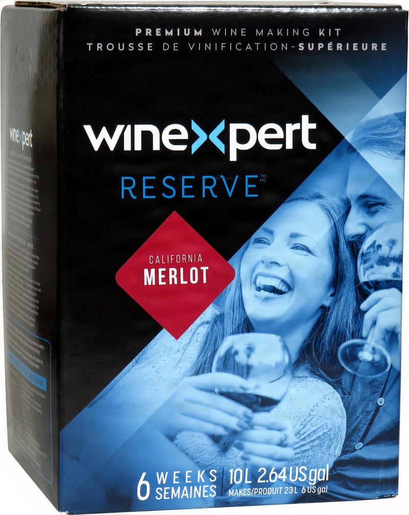Winexpert Reserve Californian Merlot Wines Kit 30 bottle